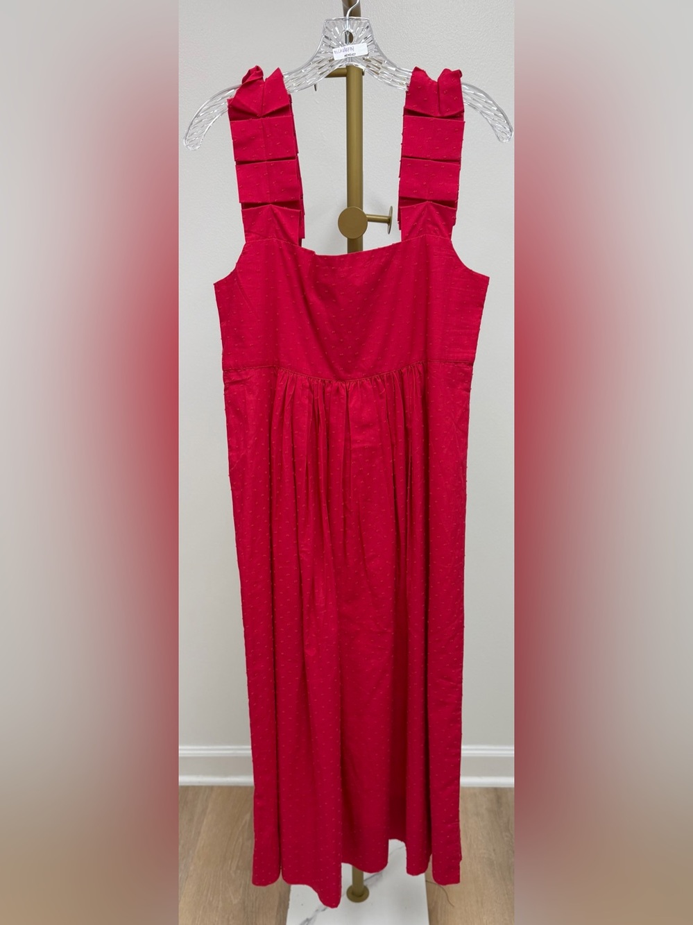 Lake Bright Red Sundress Size Medium